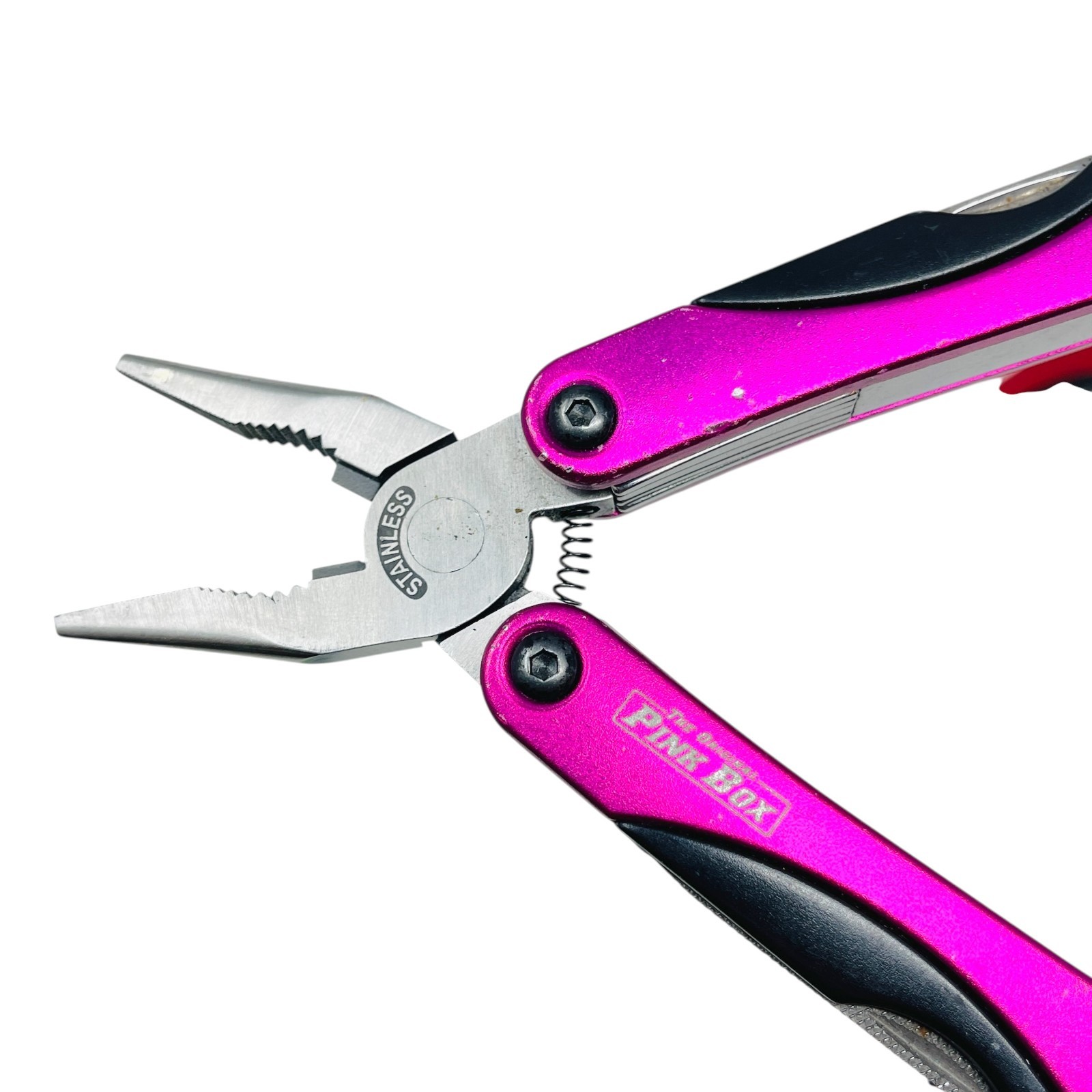 BOSCH & Pink Box and Unbranded MultiTool Professional Folding Pliers Set, 3 Pcs