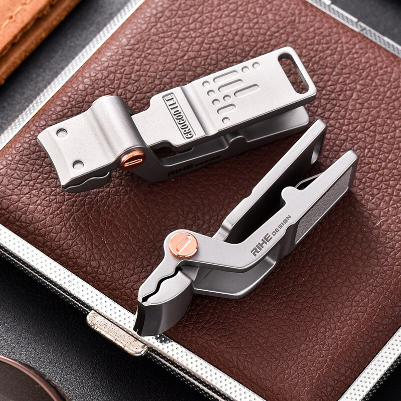 Stainless Steel Edc Nail Clippers Anti Splash High-end Fingernail Cutter Tools