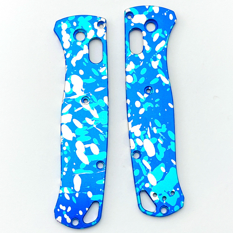 1 Pair Aluminum Alloy Handle Scales for Benchmade Bugout 535 New