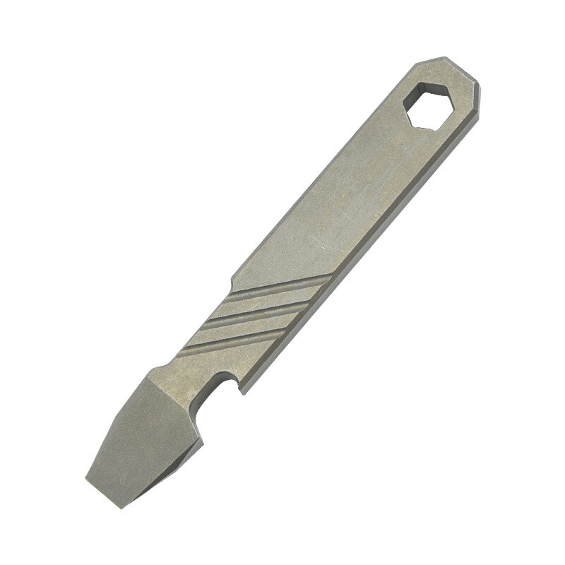 1PCS Titanium Alloy Pry Bar EDC Pocket Crowbar Bottle Opener Multi Tools Outdoor