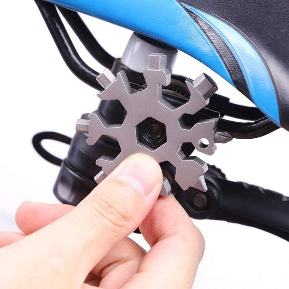 3PC 18-in-1 Snowflake Multi Tool Stainless Portable Steel Multi-Tool for Outdoor