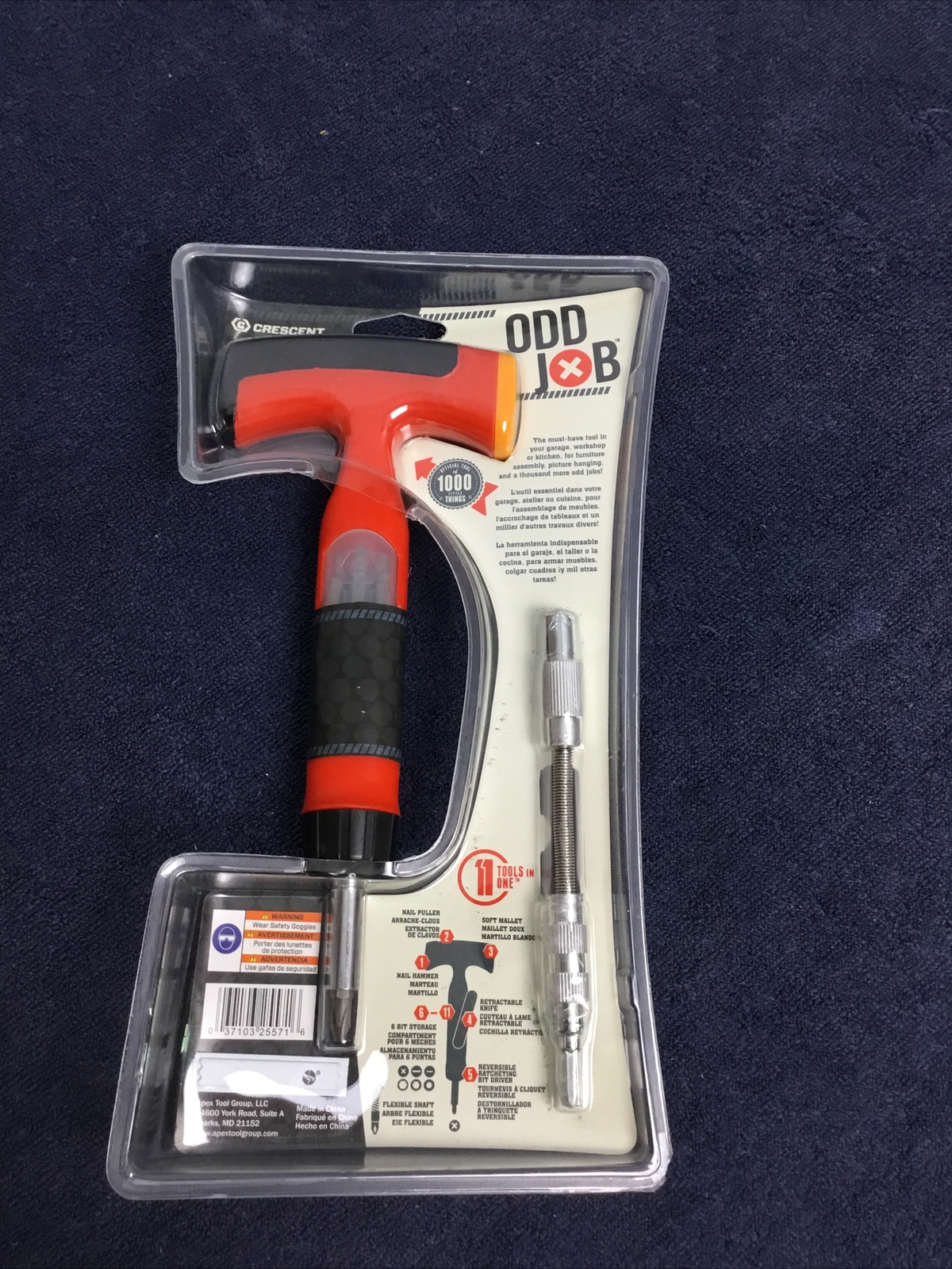 Crescent CMT1000 11 tools in 1 Odd Job Multi-Tool Hammer & Screwdriver
