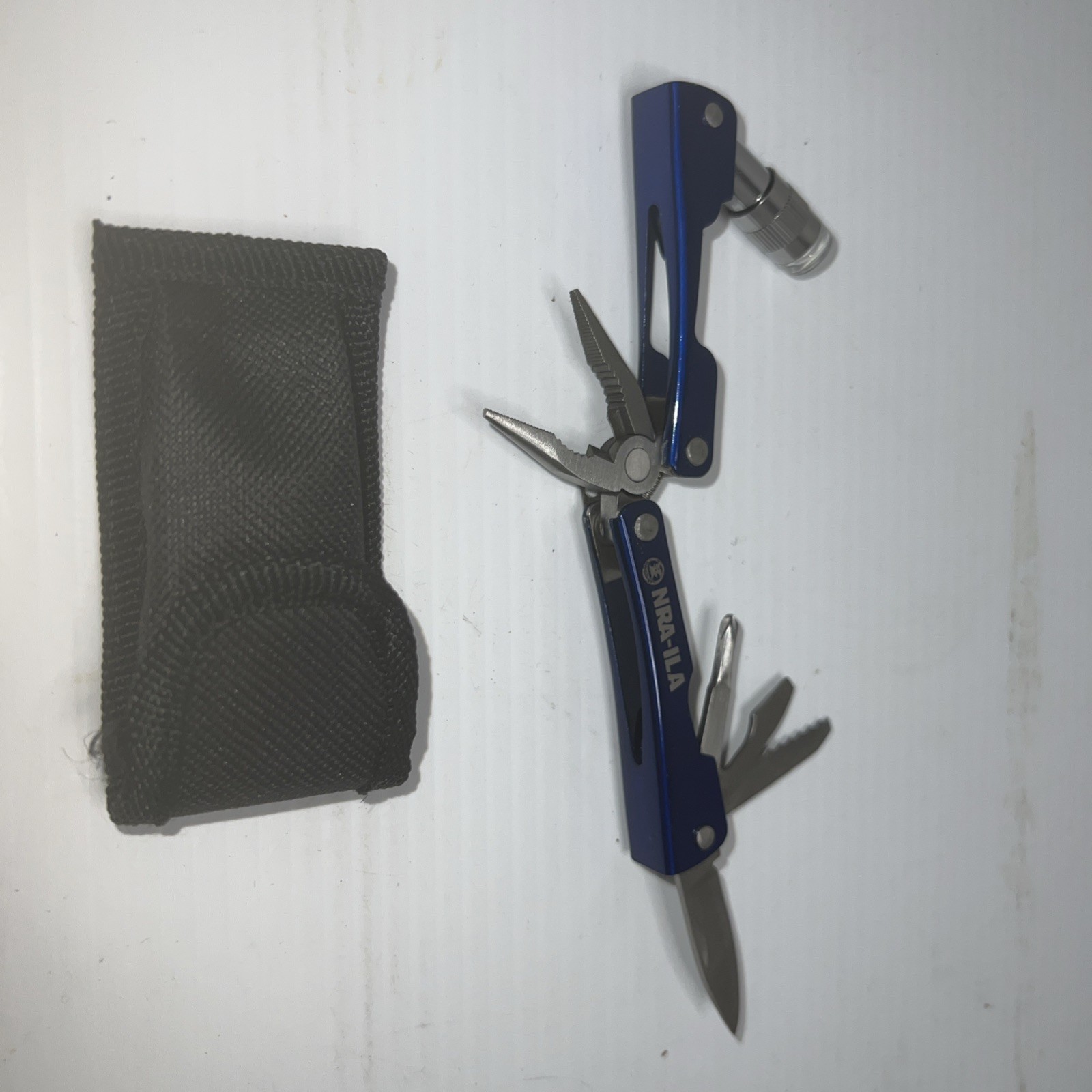 Stone River Trading Company Pocket Utility Knife Pliers Driver With Case NRA-ILA