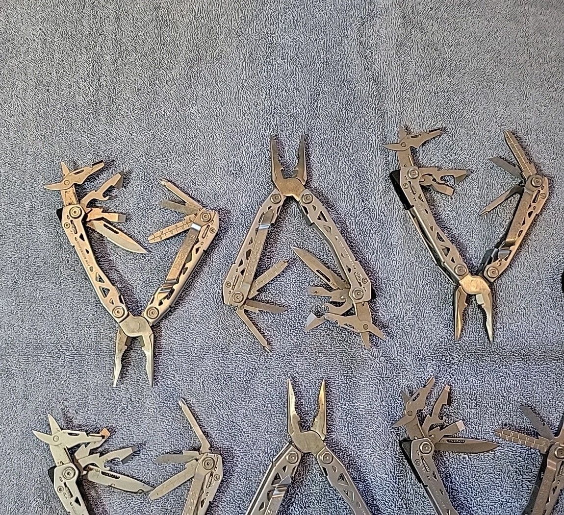 Gerber Suspension NXT Multi Tools – LOT OF 12 – Pliers, Scissors, Knife, File