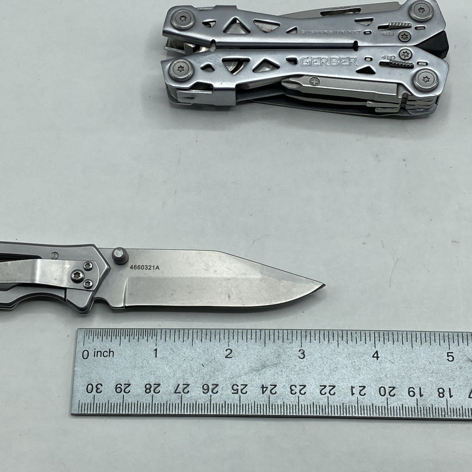 Gerber Suspension NXT & Paraframe I Knife Combo – Silver
