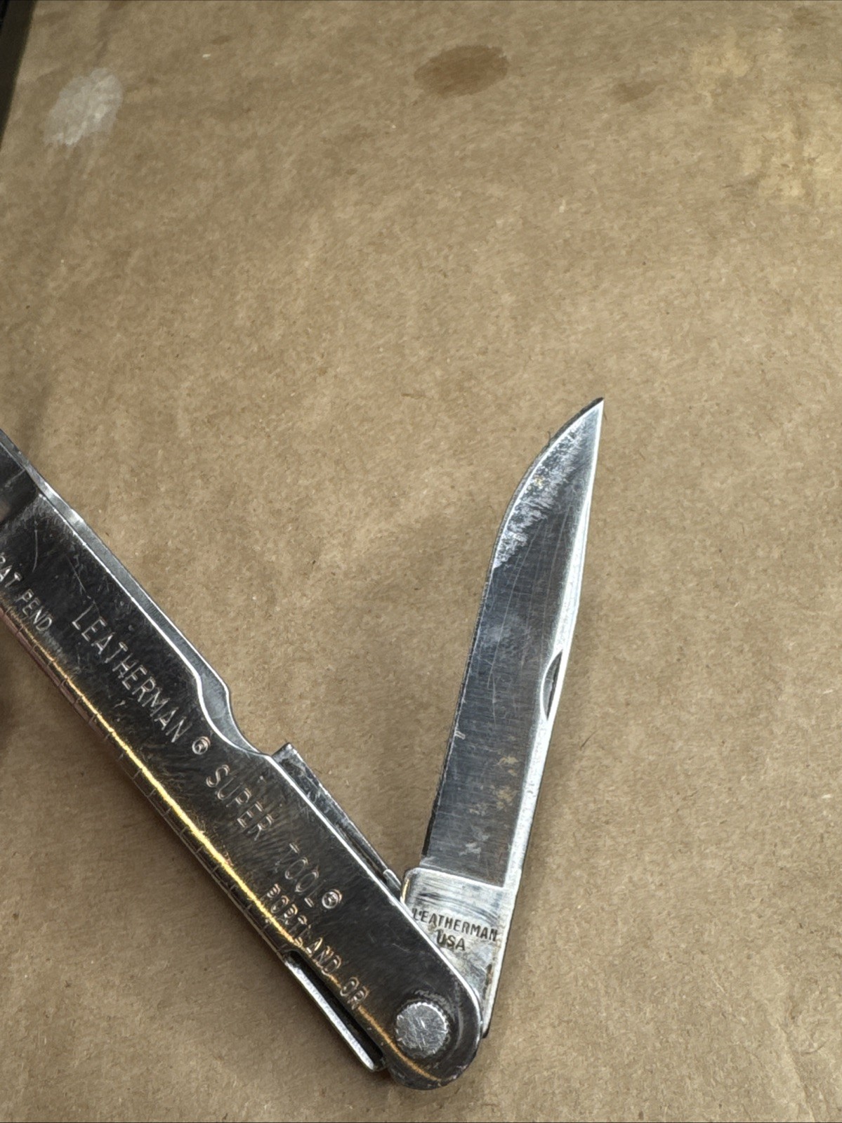 Vintage Leatherman Super Tool PAT PEND USA Multi Tool Portland OR