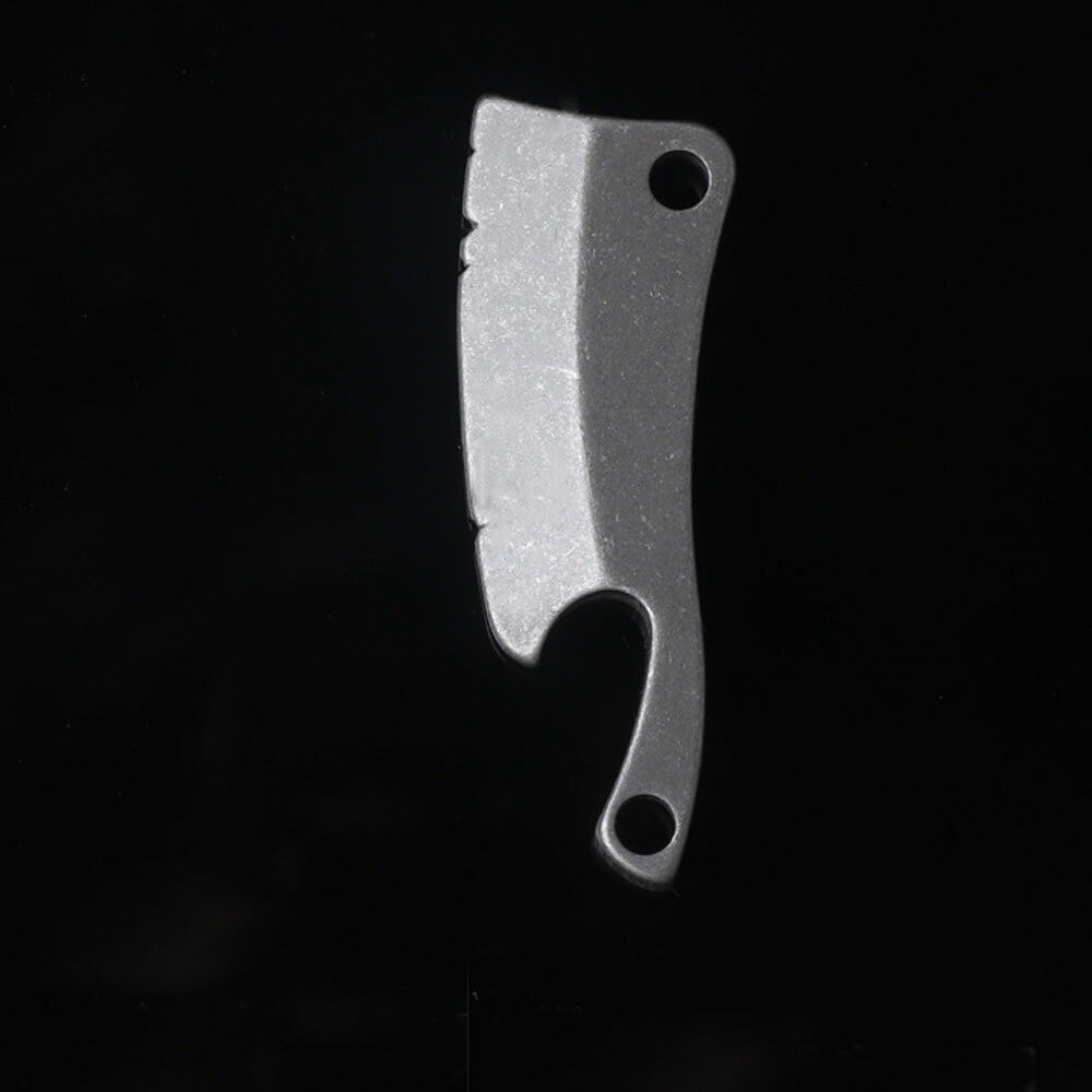 Titanium Alloy Kitchen Knife Key Bottle Opener Keychain Pendant EDC Carry Tool