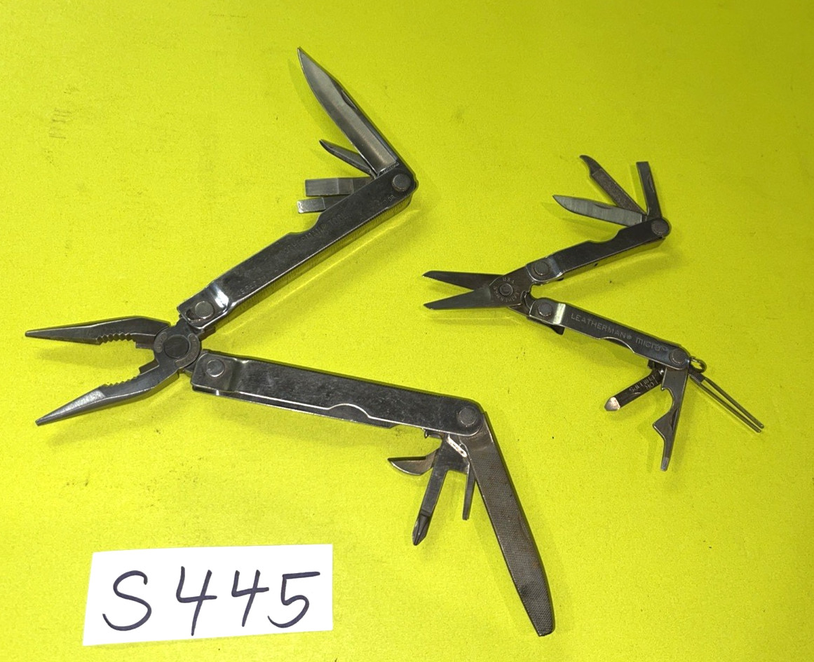 LEATHERMAN 2 KNIVES MULTI TOOL 2 INCH & 4 INCH