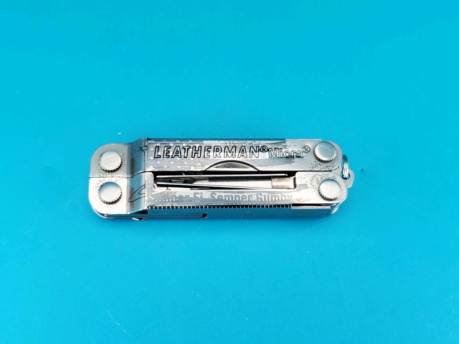 Leatherman Micra Multi-Tool, Knife, Scissors, Key Ring, Stainless! *SCOTT PRYCE*