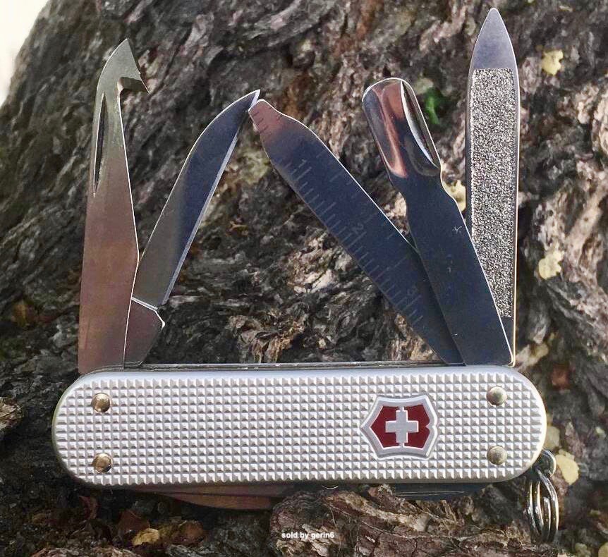 Swiss Army Knife, MiniChamp Silver Alox, Victorinox 0.6381.26US2, New In Box