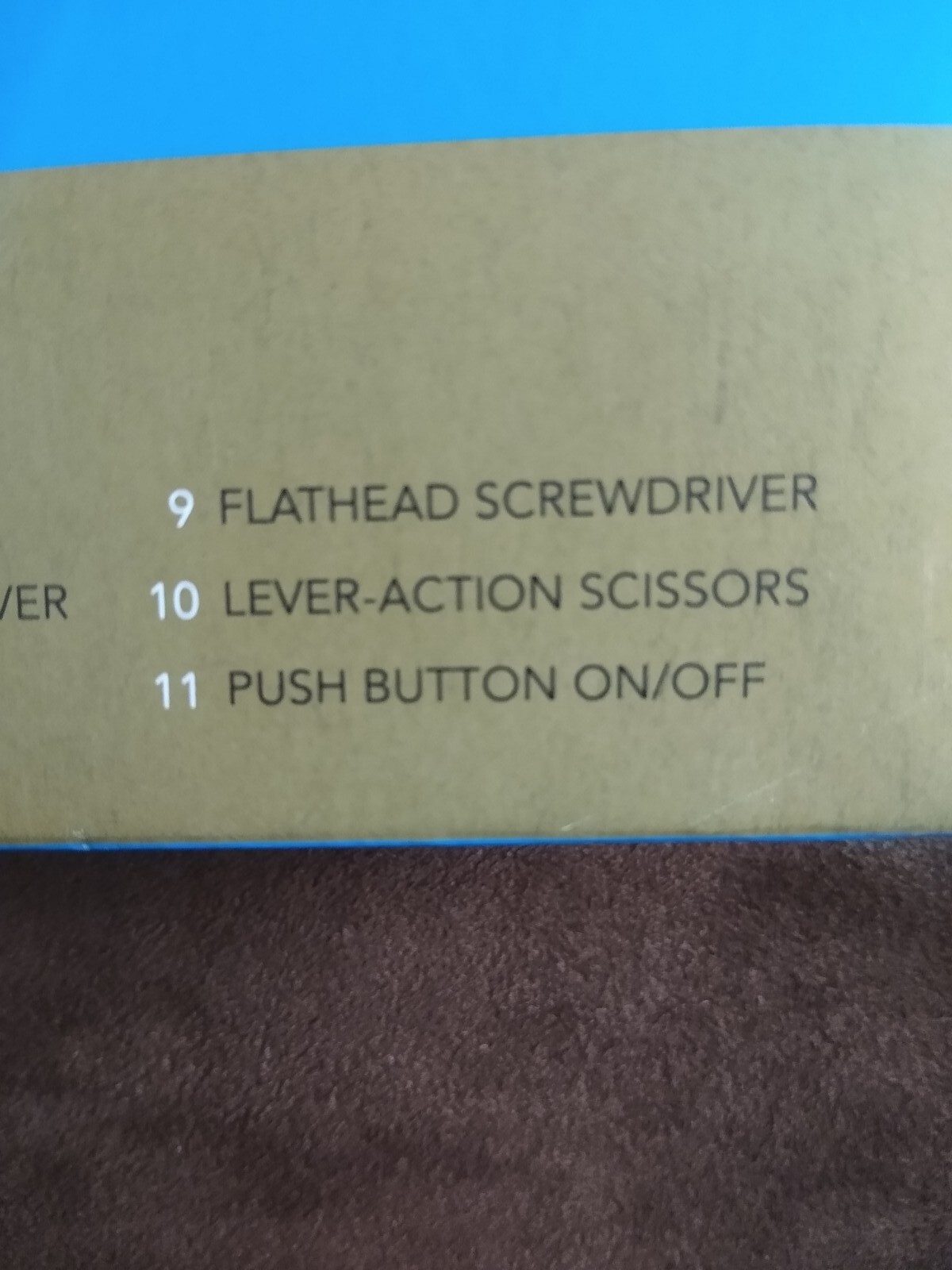Columbia 10-Function Tool- Knife, Scissors, LED Light, etc. Brand New