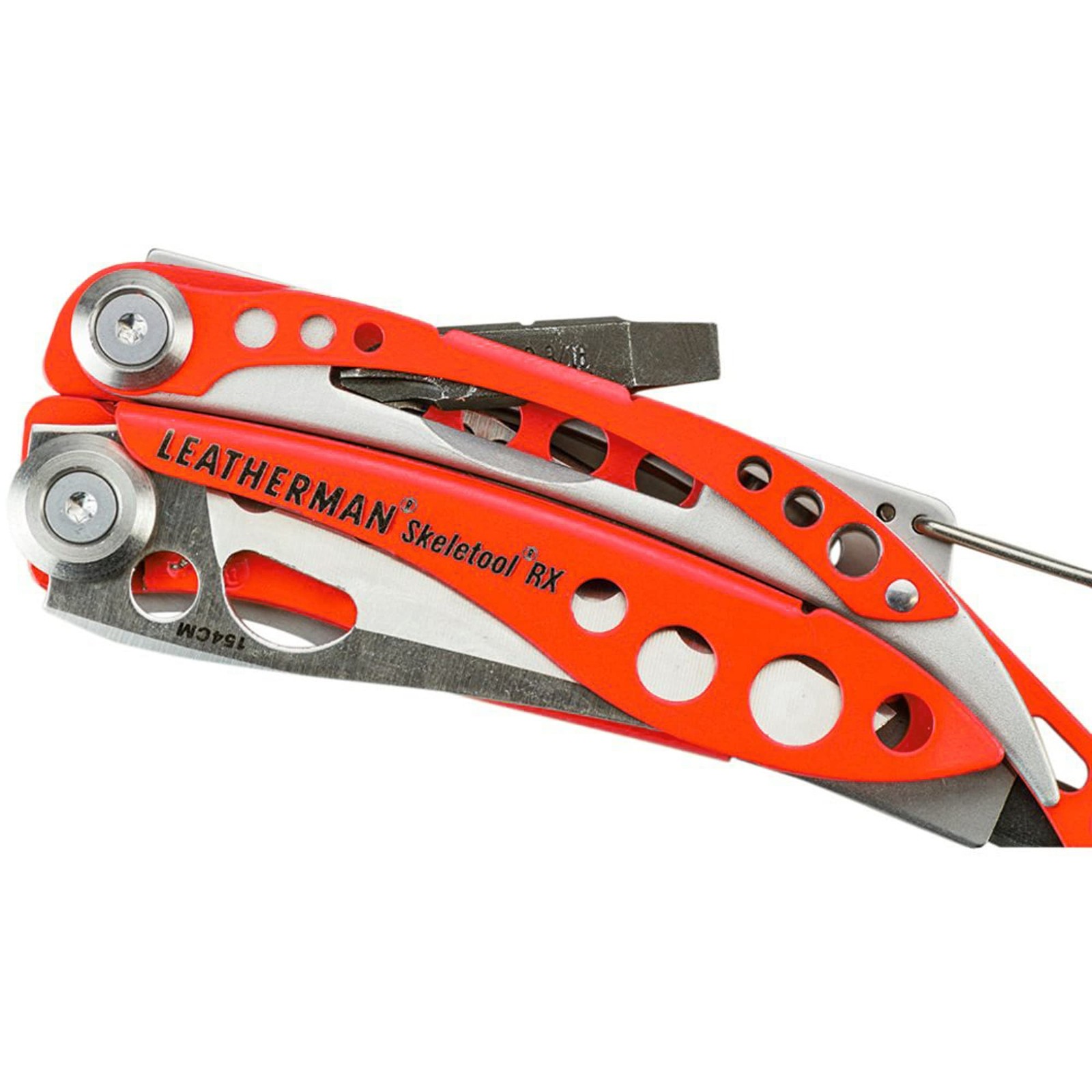 Skeletool RX Multitool with Serrated Knife and Glass Breaker, Red