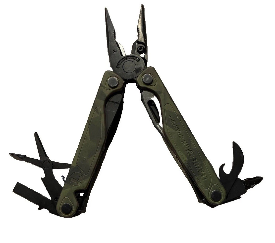 Leatherman Charge+ Multi Tool Evergreen Camo Black Oxide Rare