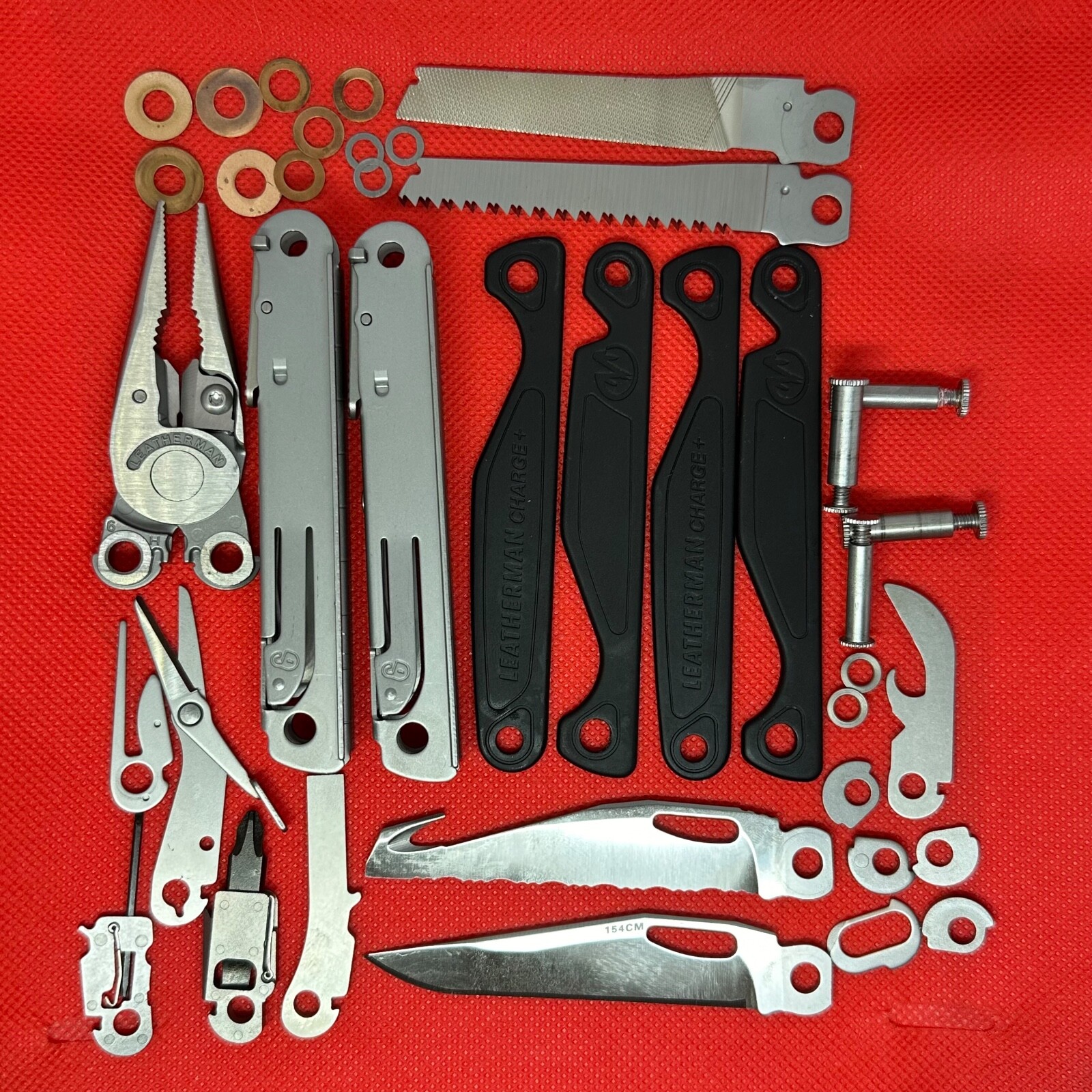 NEW Black & Stainless Leatherman Charge+ Plier Multitool: Part For Mod or Repair