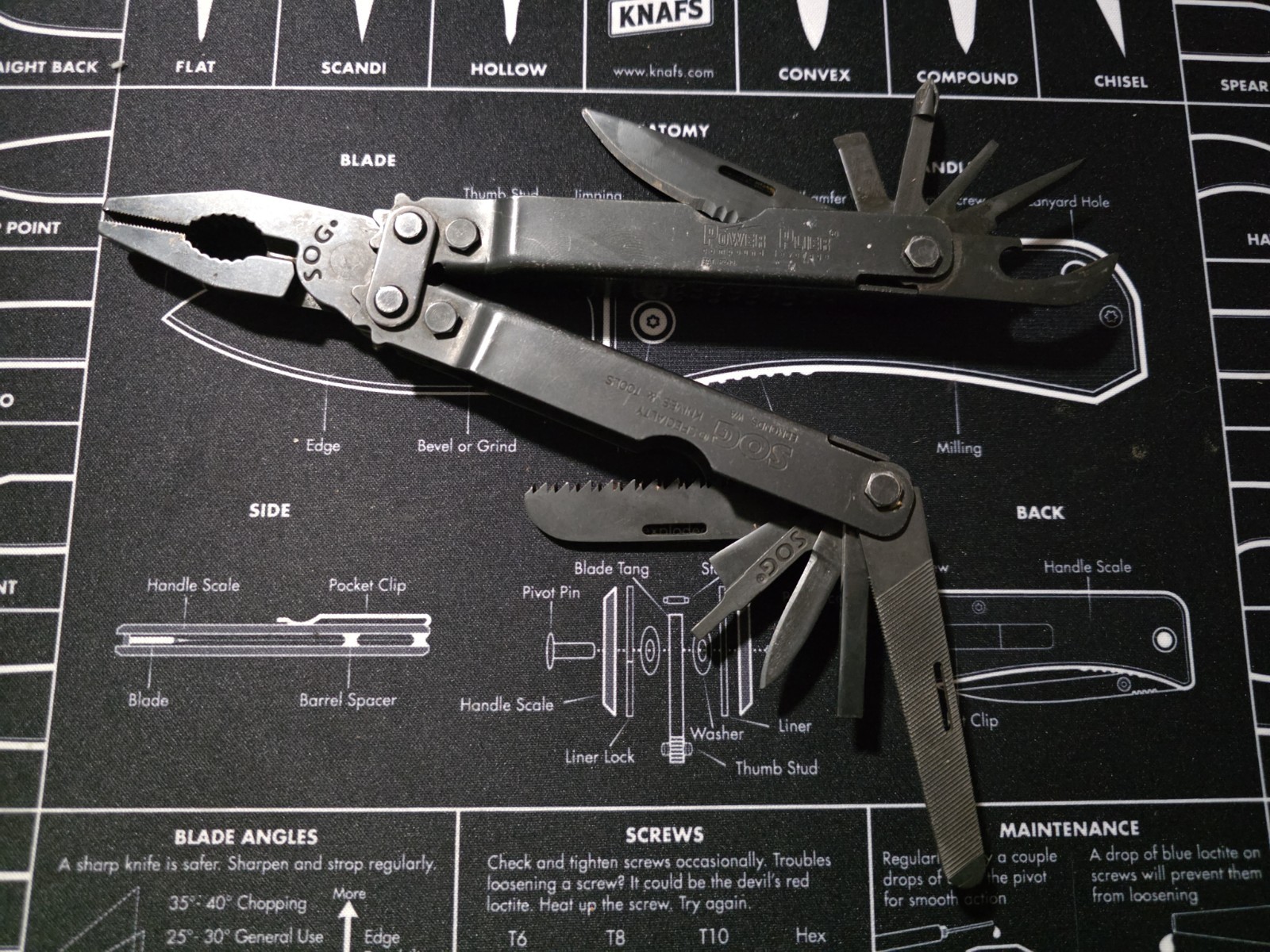 SOG Pocket Power Plier B38 Black Coated Multitool Pat Pending Early Release
