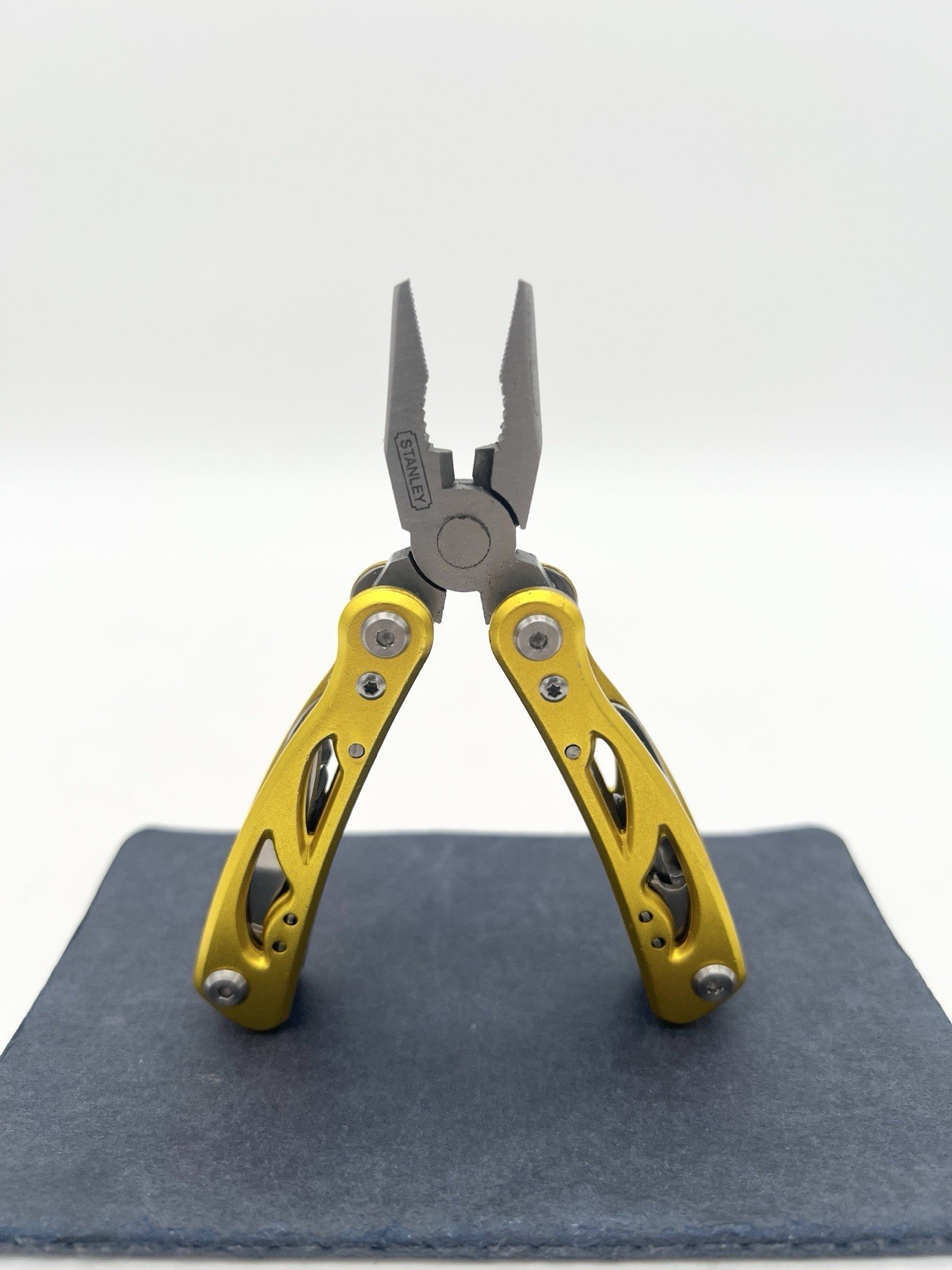 Stanley STHT0-70648 Mini Multi Tool Pliers Folding EDC Knife Screwdriver Yellow