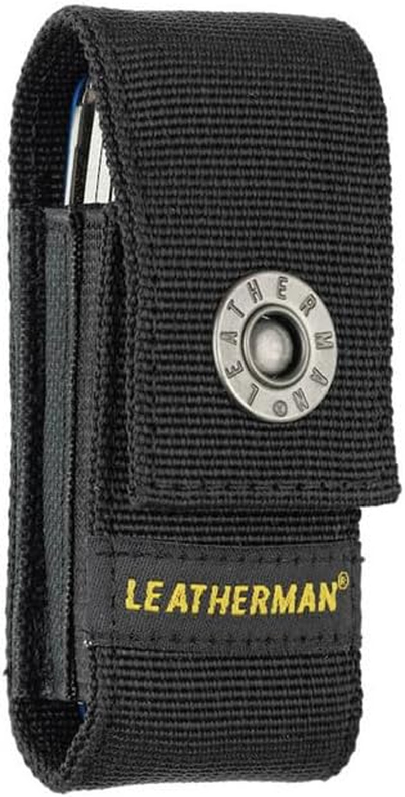 , Premium Nylon Snap Sheath, Fits 3.25” to 4.5” Multi-Tools, Black, Large