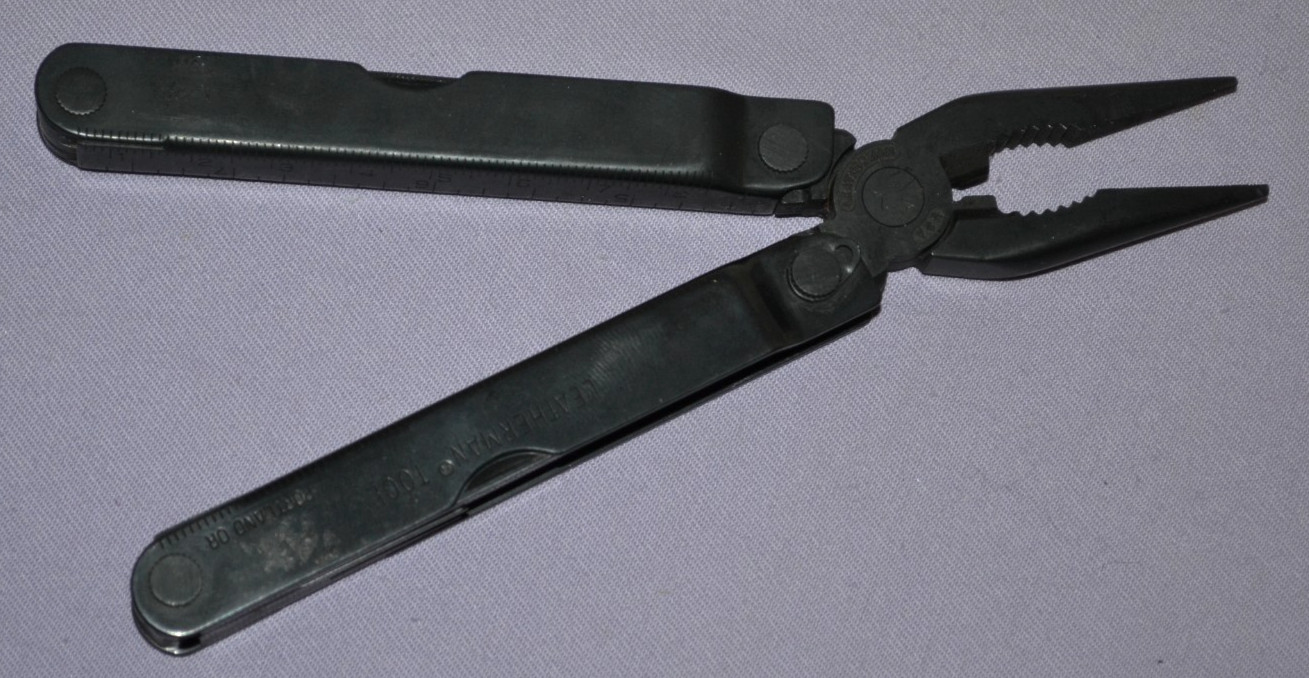 Vintage Leatherman Black Oxide Tool Multi-Tool Knife & Other Tools USA — Rare