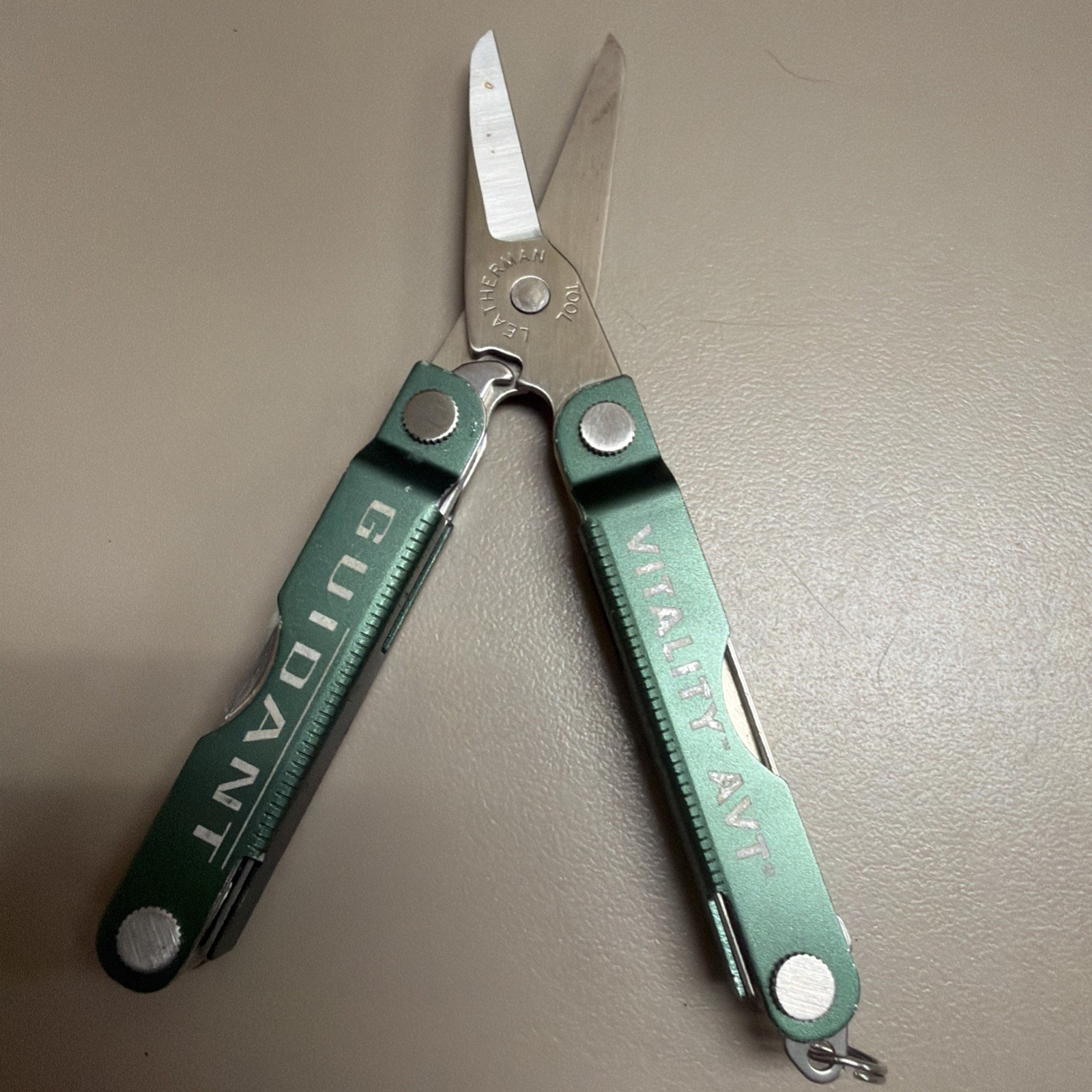 Leatherman Micra Multi-Tool Stainless Steel Blade Knife, Scissors, Key Ring