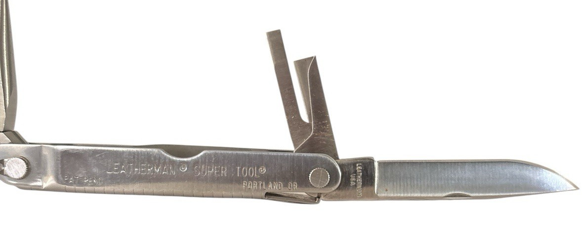 Retired 1999 Leatherman Super Tool Multitool Oct 1999 with Nylon Sheath Exc Cond