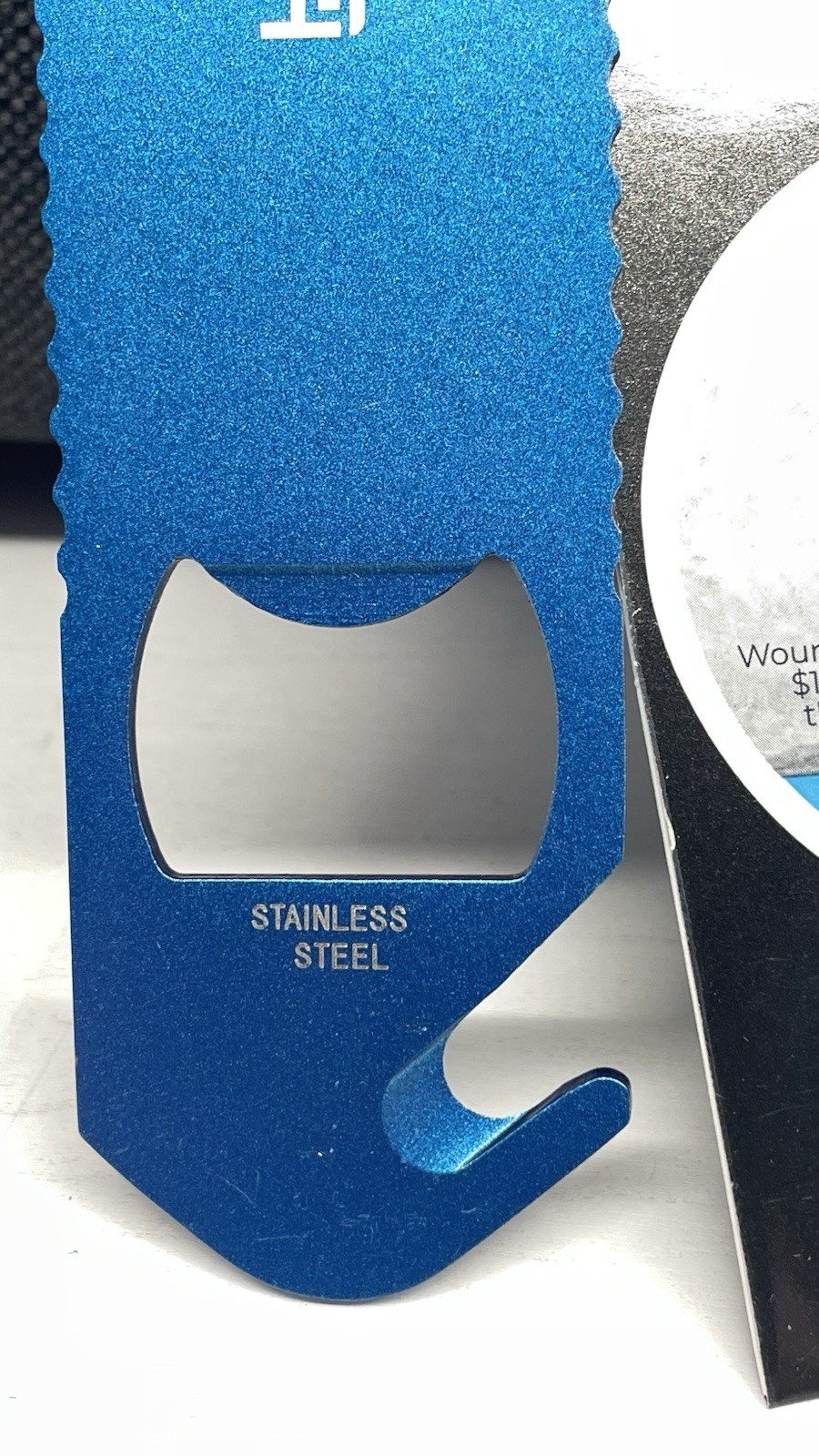 Basecamp Quickdraw Carabiner Tool BC7101, Bottle Opener, Seatbelt Cutter.