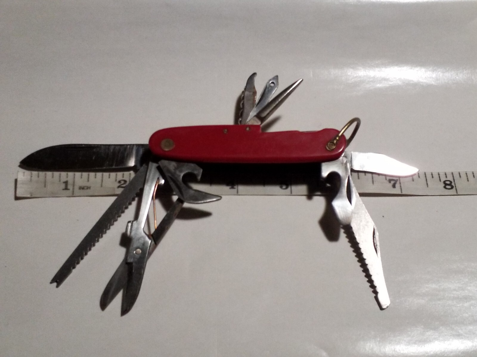 Heavy-duty Vintage 11pc. Multi-tool Stainless Steel Tools/ Folding Pocket Knifes