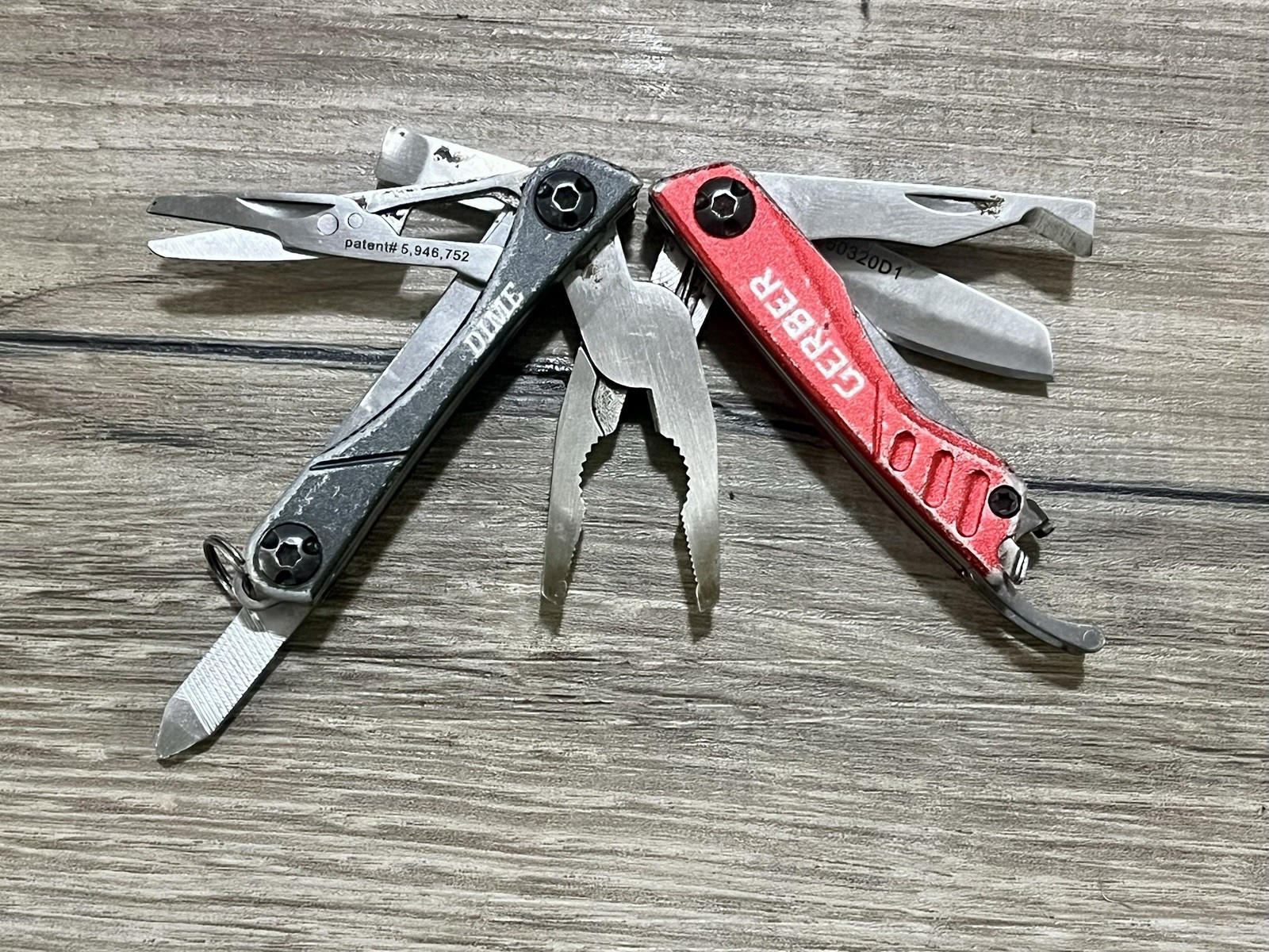 Gerber Dime Folding Multi Tool Red EDC Pocket Knife