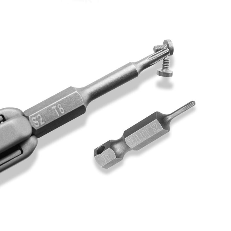Pocket Titanium Alloy Screwdriver Cross Bit Portable Outdoor Gadget EDC Tools
