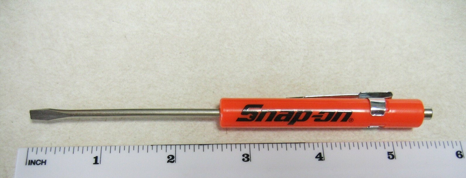 Snap On Pocket Screwdriver & 2 PQY Pocket Mini Pry Bar Tools **Orange** *NEW*