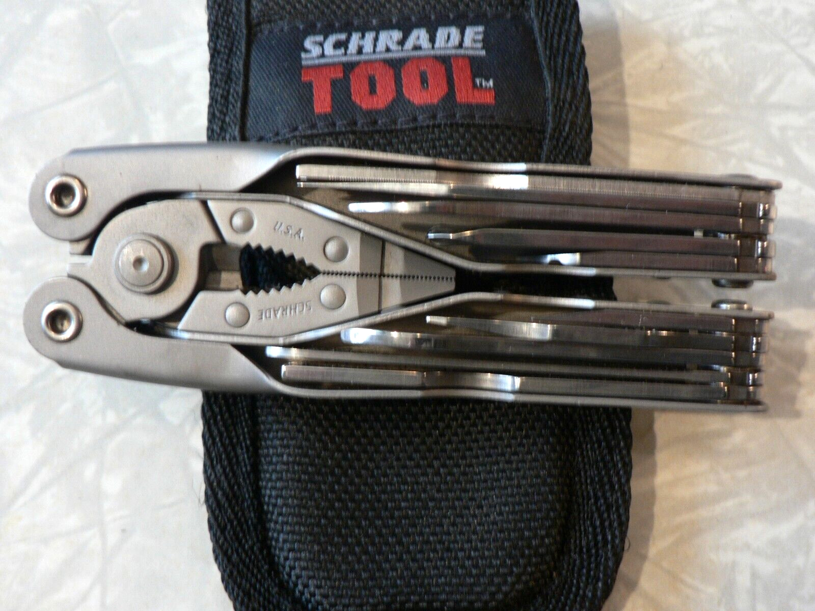 Vintage Schrade Tough Tool MultiTool ST1 Series 1-2 Transition Crossover Example
