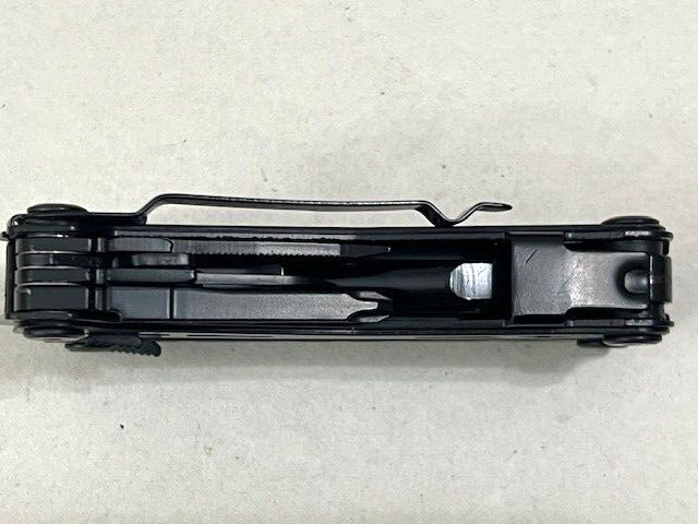 Flissa Multitool Plier Black FOLDING Pocket Tools WITH Sheath – Excellent