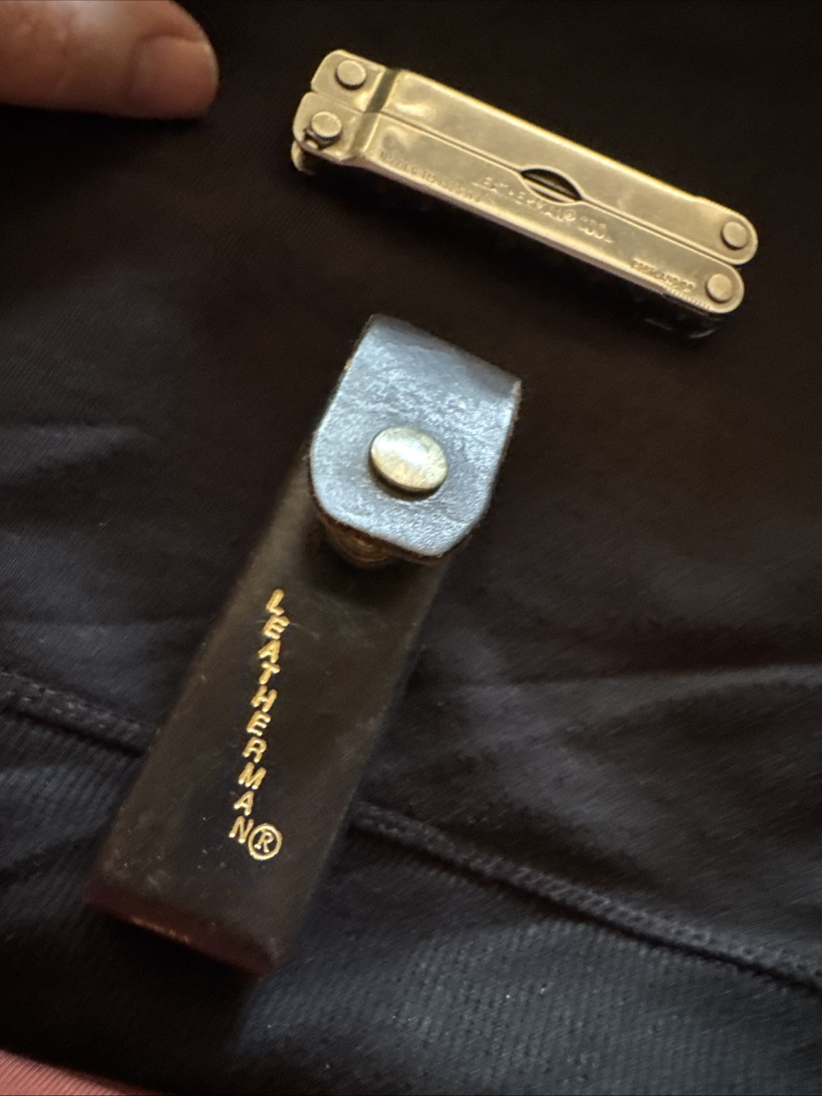 Vintage Original Leatherman Multi Tool TM 1325473 Portland OR w/Leather Sheath