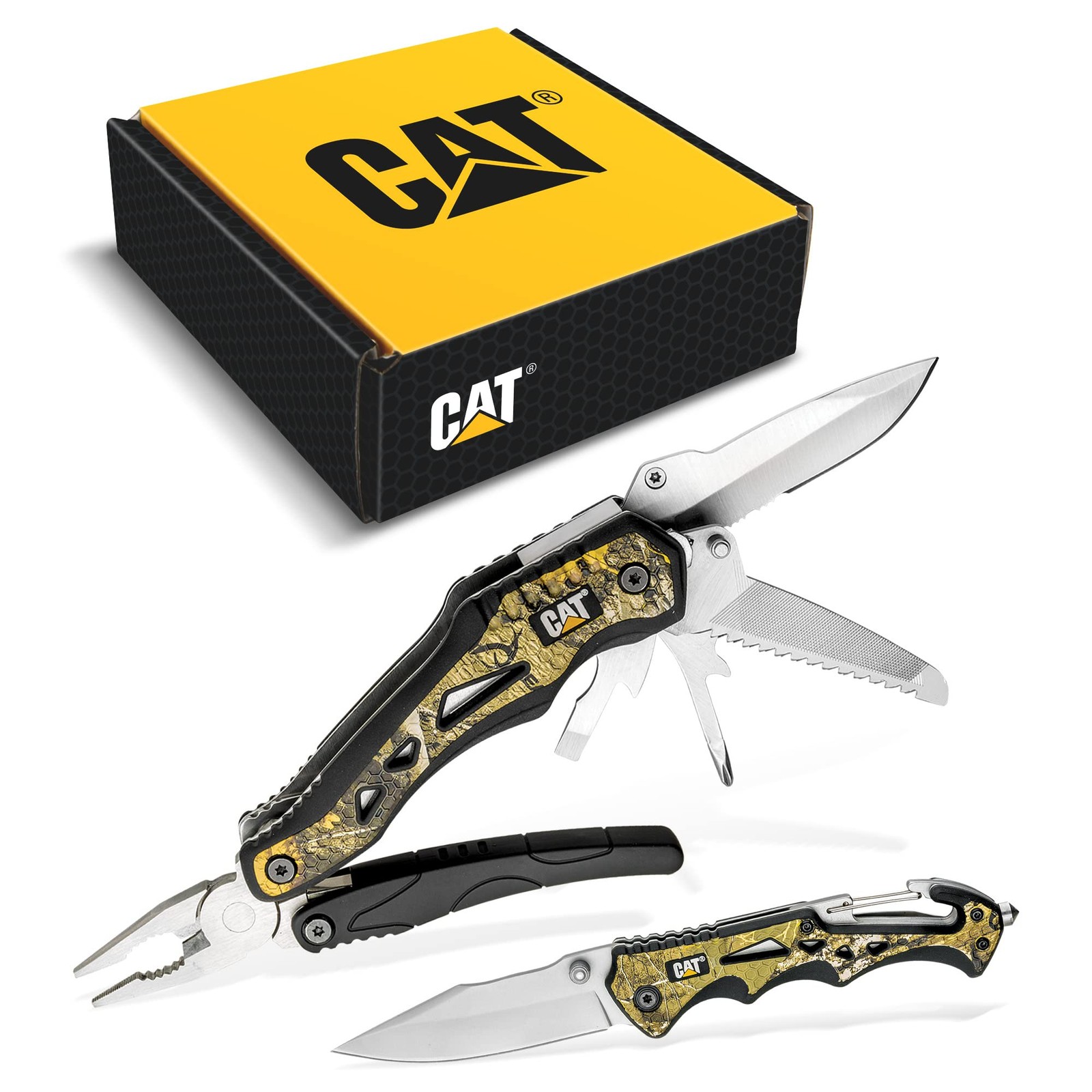 2 Piece Multi-Tool and Knife Gift Box Set with Real Tree Camo – 240358
