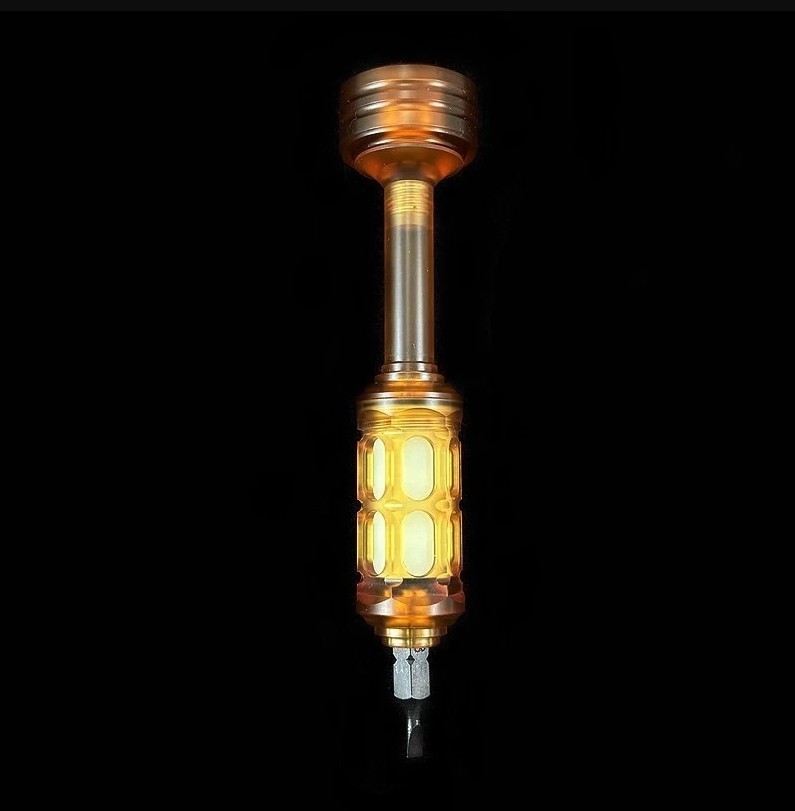 EDC PEI TC4 CNC Pocket Screwdriver Phillips Flat Bit Outdoor Riding Multi Tools
