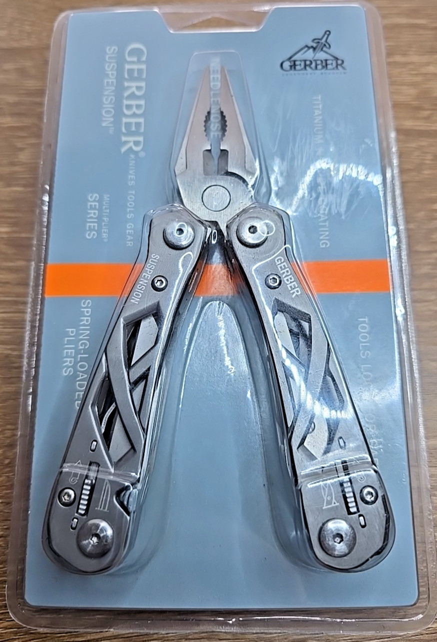 Gerber Suspension Multi-Tool 22-41471 Gray Titanium Coated w/Nylon Sheath