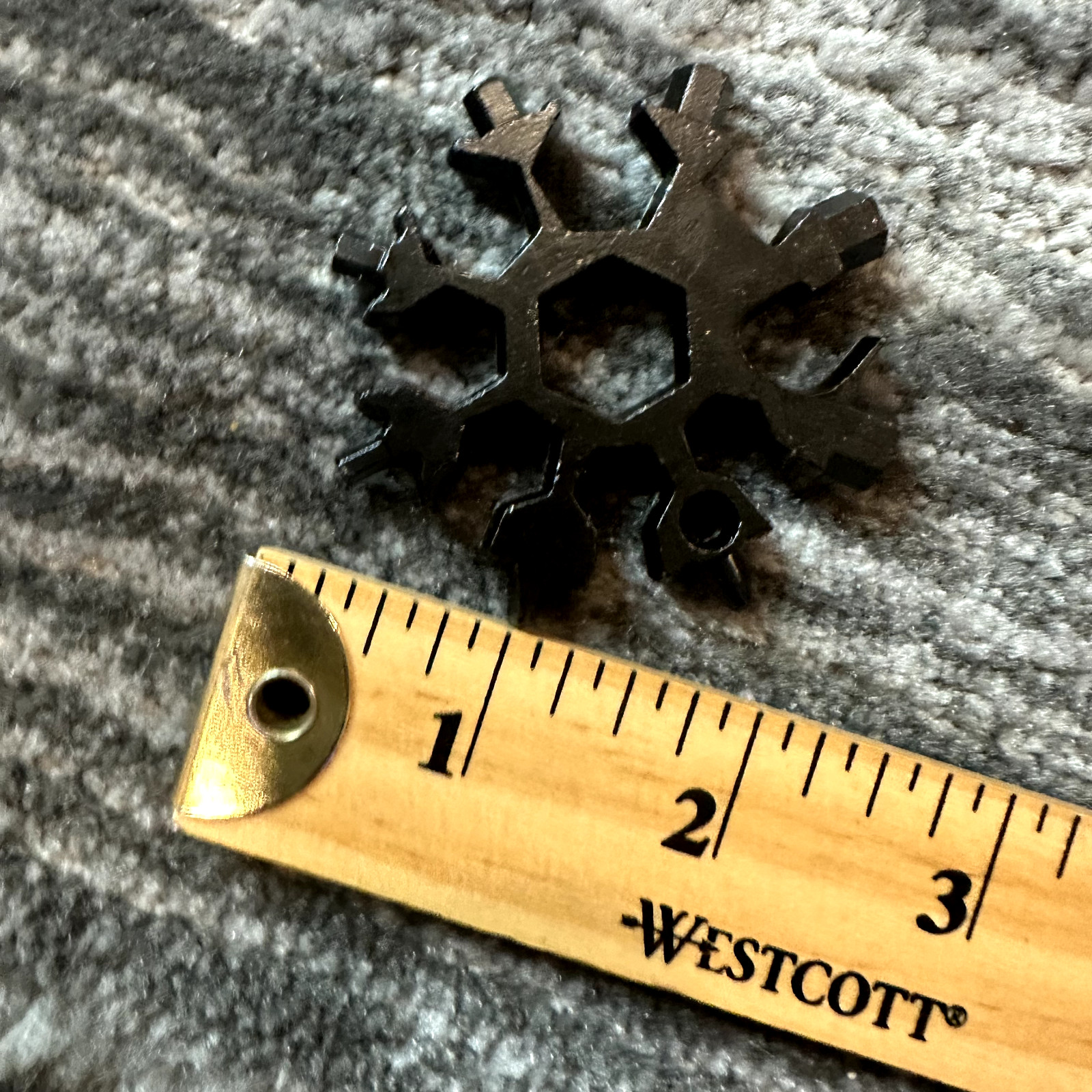 Steel 18 In 1 Multitool Snowflake Stainless Screw Driver Opener Camping Black