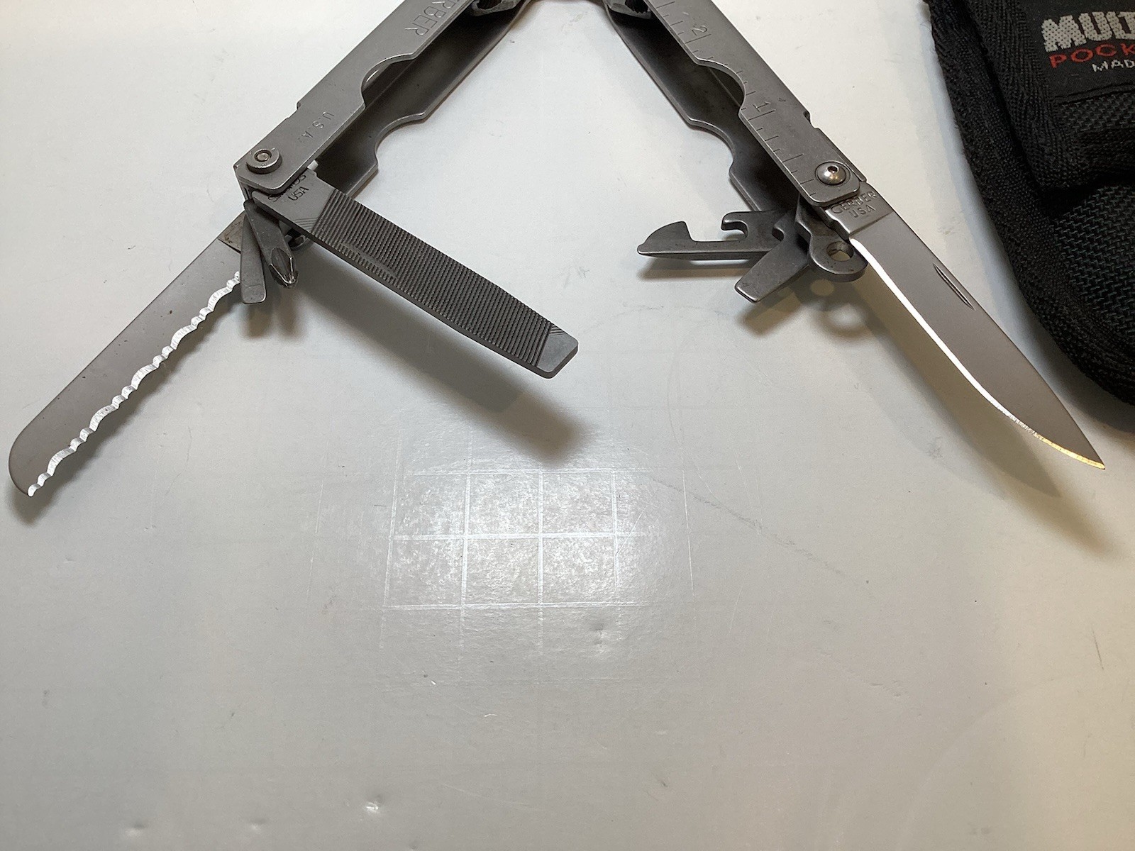 Gerber Multi-Plier Pocket Tool with Nylon Pouch Made in USA