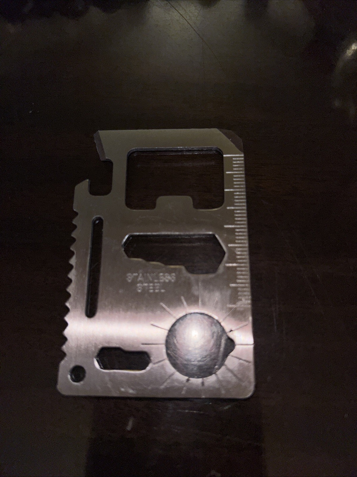 Credit Card / Pocket Stainless Steel Multi Tool 10 Tools in One