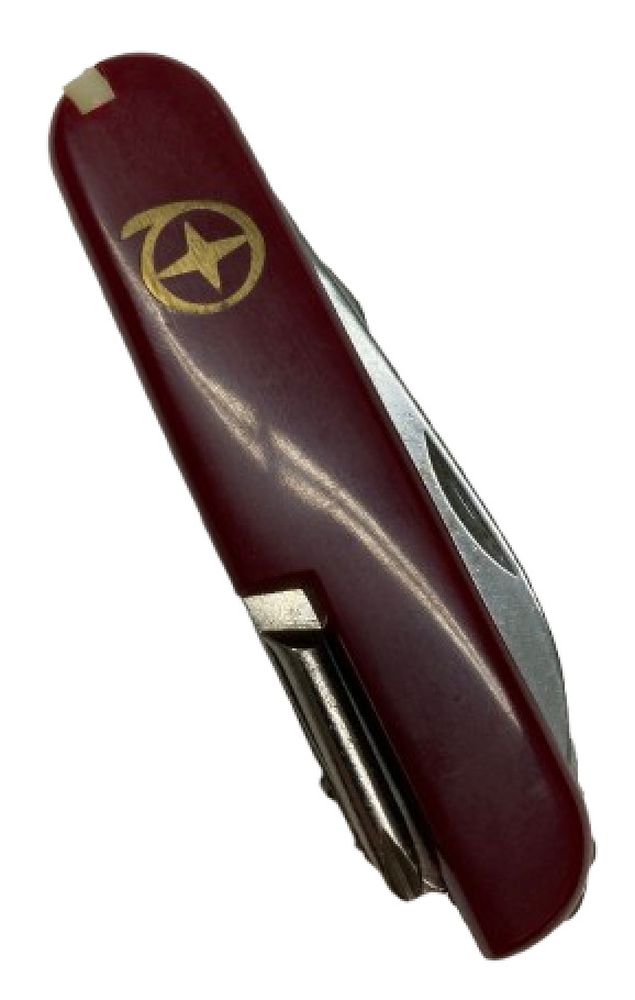 13-Function Red Camping Knife (New, Dealer Old Stock Circa 1998) K-5011R