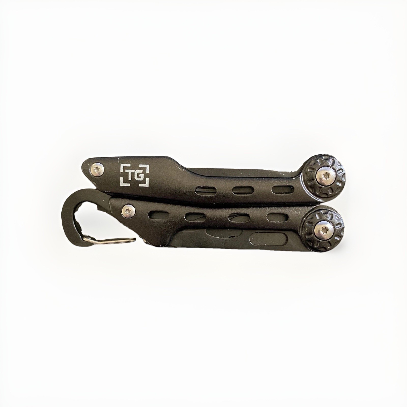TG Black Multi-Tool 4-Inch 10 in 1 Pliers Pocket Knife Weather-Resistant Finish