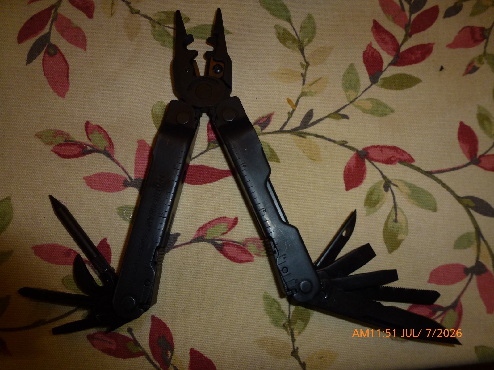Leatherman Super Tool 300 EOD Multi Tool Black W/Molle Sheath and Clip Holster
