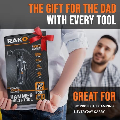 Compact Multitool Hammer – Unique Birthday Gifts for Men – Survival Gear & Campi