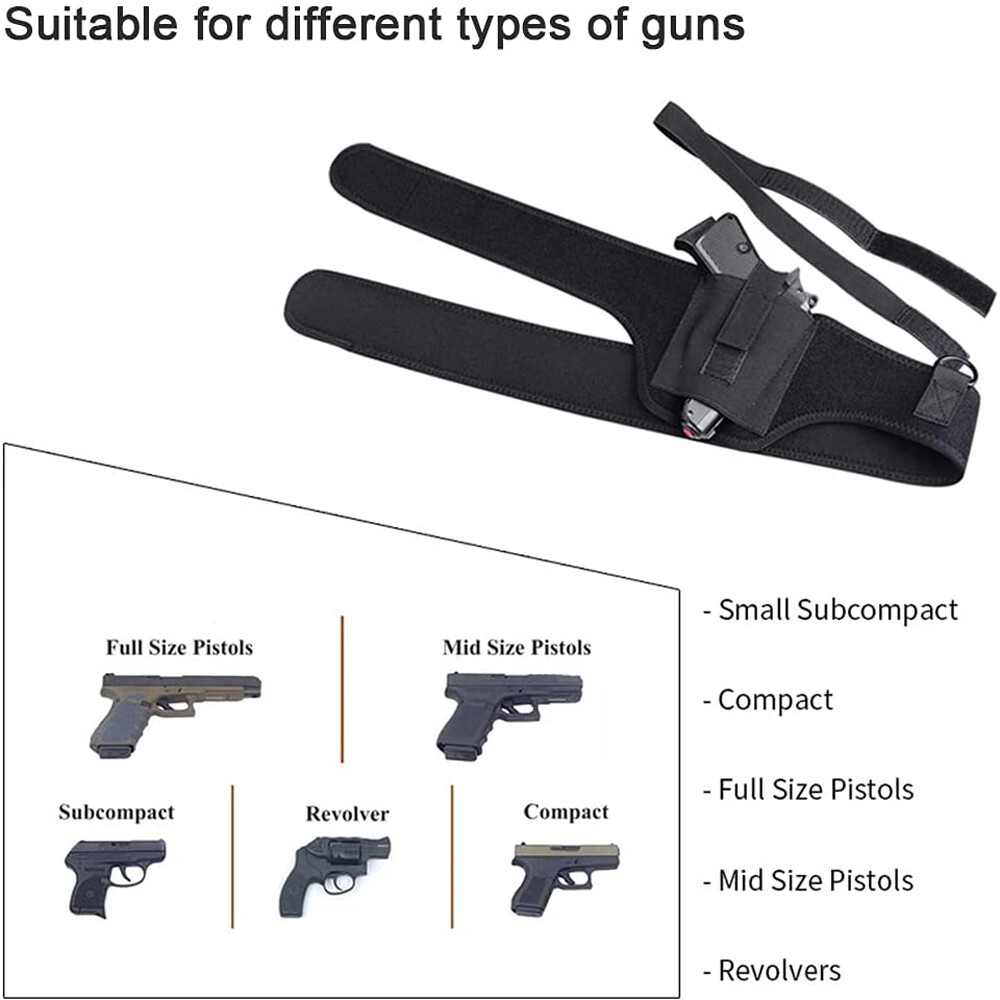 Tactical Concealed Carry Shoulder Waist Pistol Hand Gun Holder Holster Pouch New