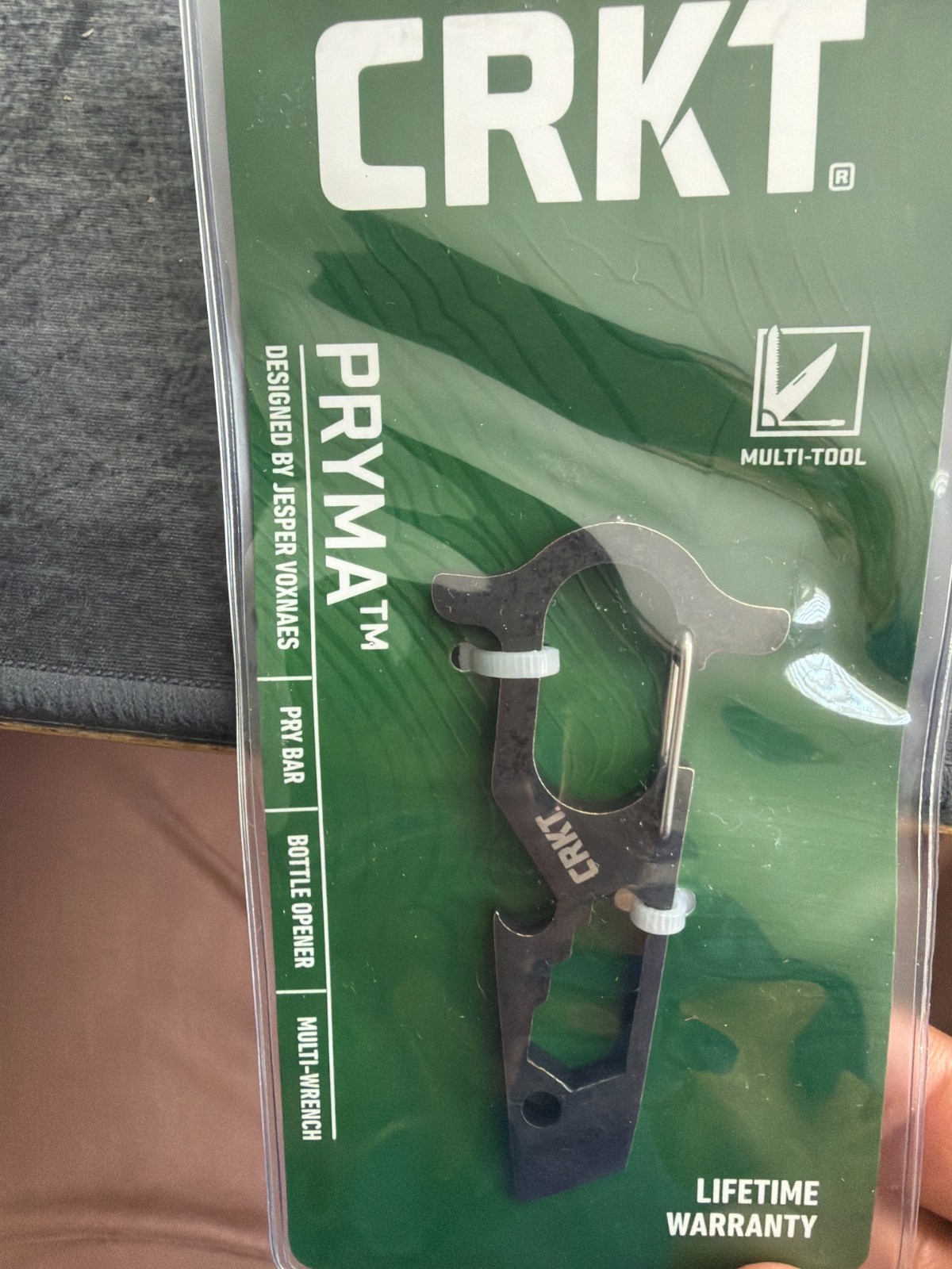 CRKT EDC Pocket Multi-Tool – Pryma 6 Tools 3.23 ” Long 0.9 OZ Carbineer Clip