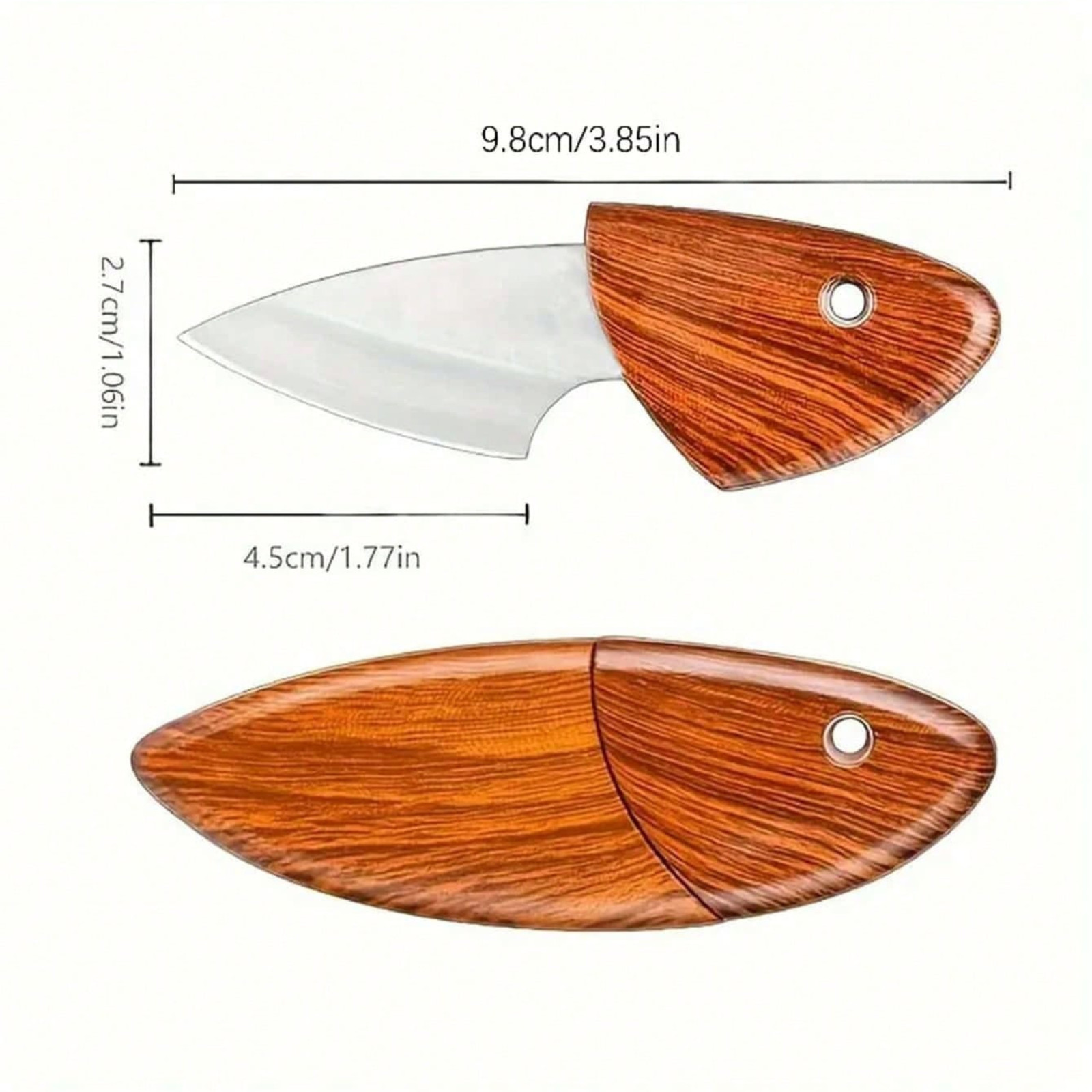 2x Portable Mini Knife Pocket Utility Tool Multi-Purpose Camping Hiking Outdoor