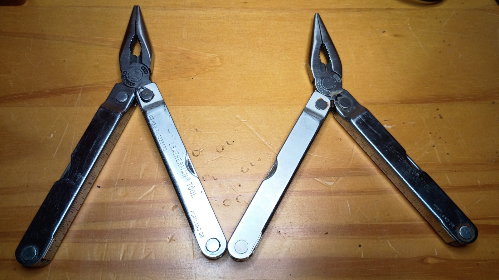 2 Set  style Vintage Original Leatherman Multi Tool- Portland Oregon