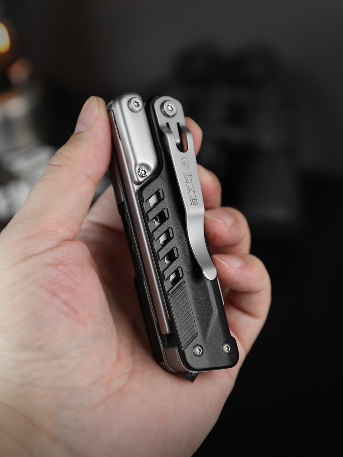 Folding Scissors Multitool EDC Pocket Utility Tool Stainless Steel Camping Tool