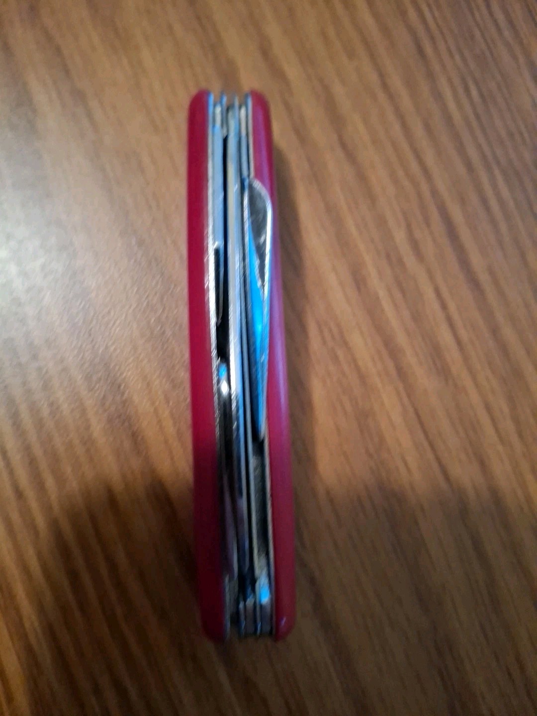 Unbranded 6 Function Red Swiss Army Type Knife With Nylon Sheath