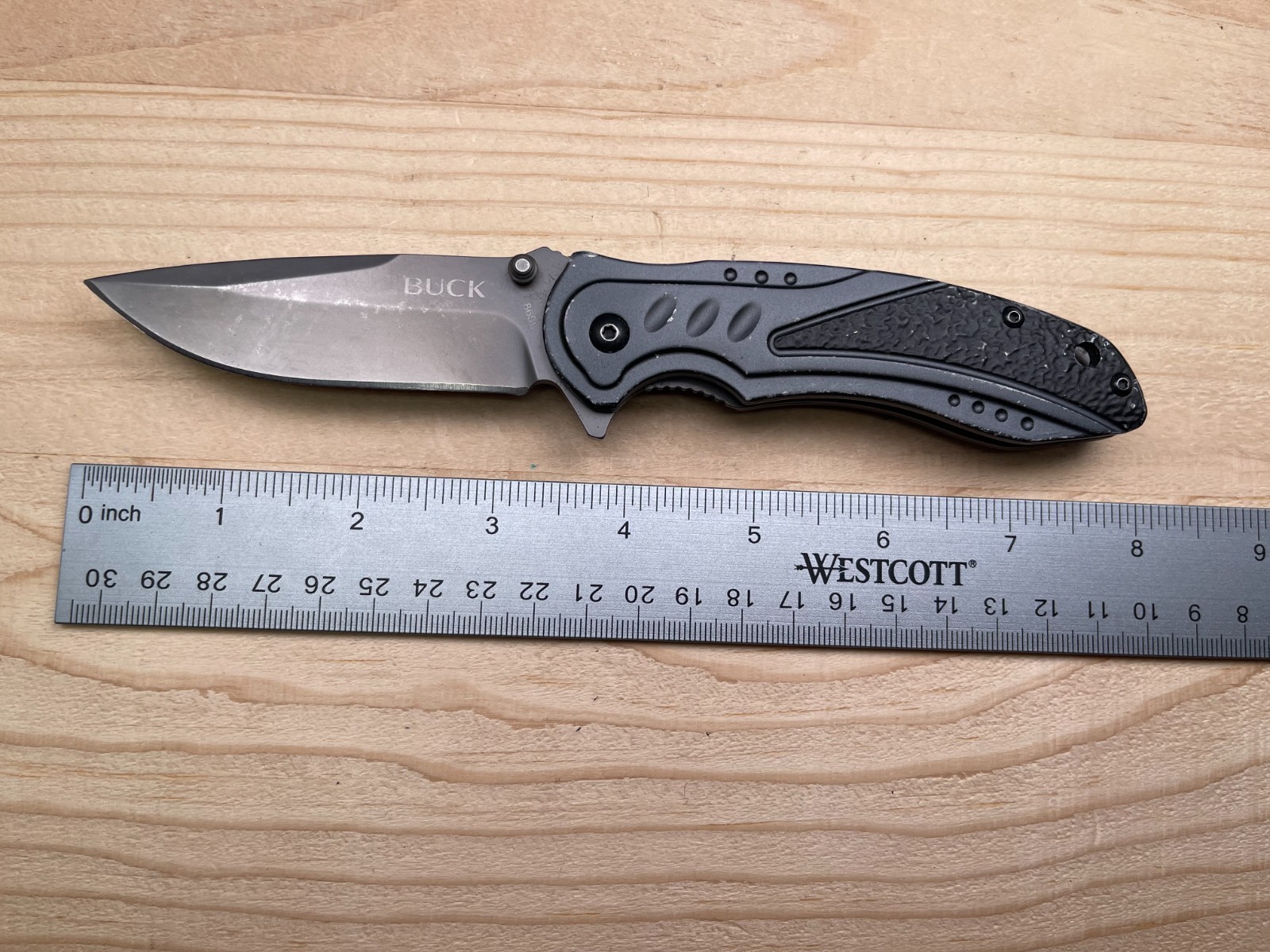 Buck Trigger 865 Liner Lock Folding Flipper Pocket Knife Aluminum – Discontinued