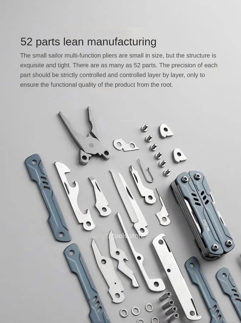 Nextool Mini Sailor Pliers 11-in-1-Multi-Function Pocket Multi-tool Wire Cutters